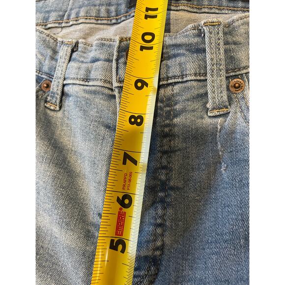 Lucky Brand Jeans Ankle Mid Rise Skinny Ava Distressed Raw Hem Size 10 / 30 - Picture 11 of 14